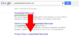 a screenshot of a web page with a red arrow.